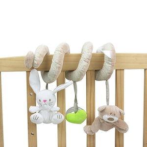 Early Development Soft Infant Crib Bed Stroller Toy Spiral Baby Toys For Newborns Car Seat Hanging Bebe Bell Rattle Toy For Gift