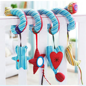 Early Development Soft Infant Crib Bed Stroller Toy Spiral Baby Toys For Newborns Car Seat Hanging Bebe Bell Rattle Toy For Gift