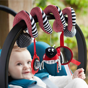 Soft Infant Crib Bed Stroller Toy Spiral Baby