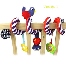 Load image into Gallery viewer, Soft Infant Crib Bed Stroller Toy Spiral Baby