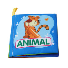 Load image into Gallery viewer, 10 Pages Baby Rattles Mobiles Toy Soft Animal Cloth