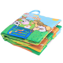 Load image into Gallery viewer, 10 Pages Baby Rattles Mobiles Toy Soft Animal Cloth