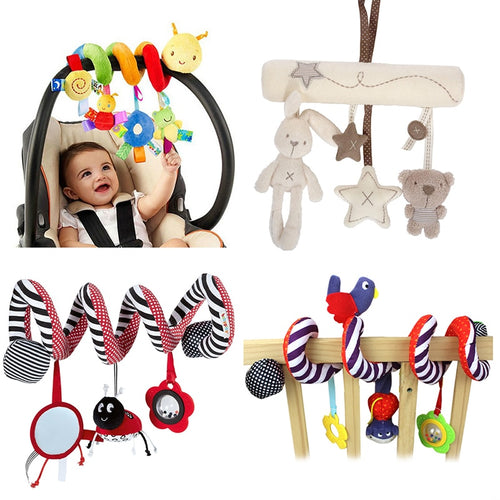 Soft Infant Crib Bed Stroller Toy Spiral Baby