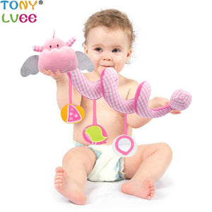 Early Development Soft Infant Crib Bed Stroller Toy Spiral Baby Toys For Newborns Car Seat Hanging Bebe Bell Rattle Toy For Gift